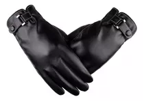 Guantes Cuero Hombre Invierno Pantalla Táctil Touch