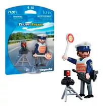 Policía De Tráfico Playmo Friends Figura 7 Pcs Febo