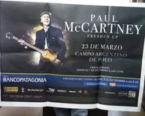 Paul Mccartney Freshen Up Marzo 2019 Afiche De Calle / Kktus