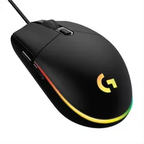 Logitech G203 Lightsync, Mouse Gamer Rgb, 6 Botones, 8000dpi Color Negro