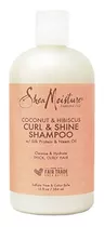 Champú Sheamoisture Curl And Shine Coconut Para Cabello Riza