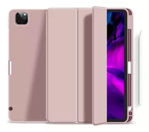 Funda Para iPad Pro 12.9 Con Porta Pencil Rosa