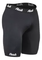 Calzas Cortas Termica Adultos Running Flash Negra