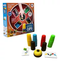 Jogo Speed Cups Infantil Copinhos Coloridos Pedagógico Paki
