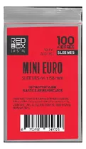 Sleeve Mini Euro Cristal - Red Box