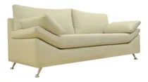 Sillon Sofa 2/3 Cuerpos Premium Patas Cromadas Fullconfort