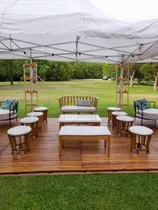 Alquiler De Livings, Puff, Gazebos, Piso Deck Para Eventos