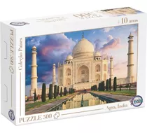 Jogo Quebra Cabeça Taj Mahal Paisagem Índia Puzzle 500 Peças