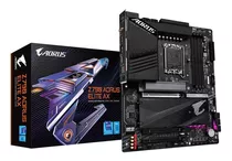 Tarjeta Madre Gigabyte Z790 Aorus Elite Ax Lga1700 Ddr5 Wifi Color Negro