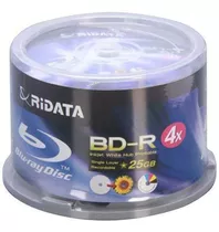 Combo Dvd Bluray 25gb Ridata Inkjet (x50)