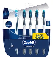 Escova Dental Oral-b Pro-saúde 7 Benefícios 5un Pack Família