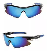 Óculos Esportivo Bike Ciclismo Mtb Speed Proteção Uv Praia Cor Da Lente Azul