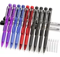 Nicpro 0.7 Mm Art Mechanical Pencil Bulk Set, 10 Pcs Colored