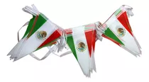 Banderas De México Triangulares Banderines