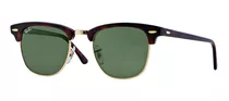 Anteojos Sol Ray Ban Clubmaster Large Rb3016-51 Originales