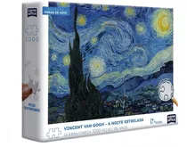 Quebra Cabeça Van Gogh A Noite Estrelada 1000 Peças Lacrado