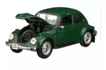 Auto De Colección Volkswagen Escarabajo Metálico 1:24.