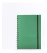 Cuaderno Studio A5 Liso 80 Hojas Cuero Reciclado Duradero