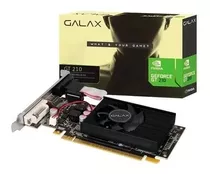 Vga Placa De Video Nvidia Galax Geforce 200 Series Gt 210 1g