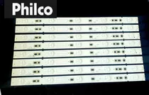 Kit 8 Barras De Led Ph39e37dsg Ph39e37  Novas ! Philco 