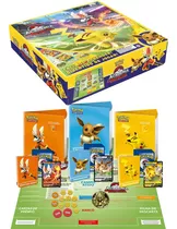 Aprenda Jogar Pokémon Academia Batalha Eevee Pikachu Cartas