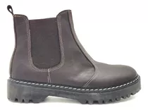 Borcegos Mujer Dama Cuero Elásticos Botas Mdz 9001