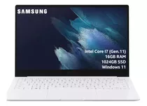 Notebook Samsung Galaxy Book Pro I7 1165g7 16gb 1tb Ssd Novo