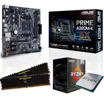 Combo Actualizacion Amd Mother Micro Memoria Gamer Diseño