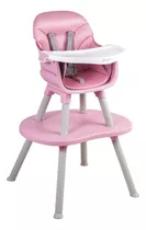 Silla Comer Baby Desk 3&1 Rosa