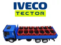 Caminhão Iveco Miniatura Tector Engradado Bebidas Ref: 341