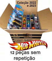 Kit Hot Wheels C/ 12 Unidades De Carrinhos - Sem Duplicidade