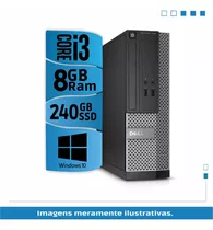 Cpu Dell Sff 3020 Core I3 8gb Ram Ssd240gb Win10 Pro