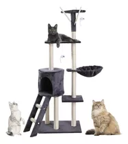 Dehigh Rascaderos Arbol Torre Para Gatos De Sisal 138cm