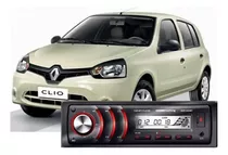 Estéreo Frente Desmontable Para Renault Clio - Usb Bluetooth