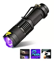 Linterna Led Luz Ultraviolate Uv Inspecion Rumba Nocturno