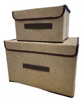 Organizador Caja Box Plegable Apilable X 2 Unidades Una Ganga 211109