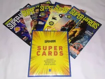 Coleção Revista Mundo Dos Super-heróis Com Fichário E Cards 