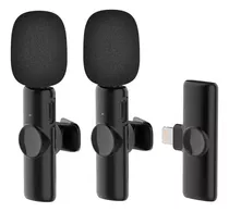 Microfono Inalambrico Solapero Dual Para iPhone - Modelo K11