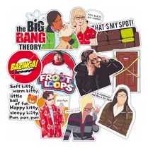 Pack Stickers Calcos Vinilos The Big Bang Theory - Termo 