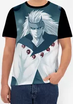 Camiseta Madara Uchiha Naruto Camisa Masculina Animes Top15
