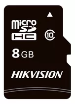 Cartão De Memória Hikvision 8gb Microsd Com Adaptador 23mb/s