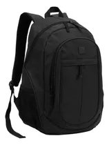 Mochila Escolar Denlex Juvenil Mcjdl Cor Preto  Design Liso 25l