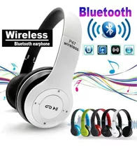 Fone Dobrável P47 Wireless Esportes Caminhada Lazer Cor Branco