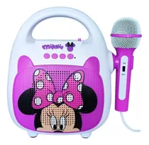 Parlante Portatil Bluetooth Karaoke Disney Minnie Mouse