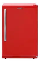 Heladera Minibar Briket Bk1f 10 Roja 125l 220v