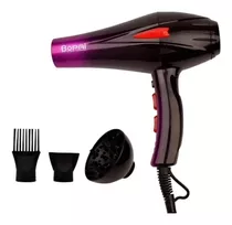 Secador De Cabello Pelo Semi Profesional  4000w  Con Difusor Color Negro