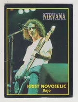 1994 Tarjeta Rock Cards Krist Novoselic Nirvana Argentina 