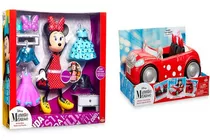 Disney Minnie Mouse Muñeca De 23 Cm + Auto Nuevo En Stock!!