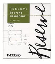 Set Cañas Saxofón Soprano 10 Un. Daddario Reserve Dir1025