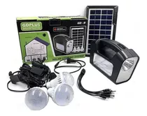 Kit Solar Emergencia Camping 220v Ampolletas 36hrs / Gd-8 Color Gd-8 -220015 B